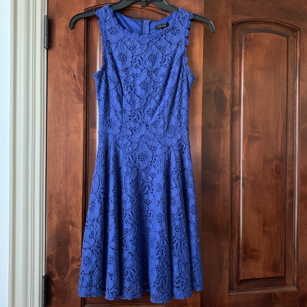 Blue Lace Dress